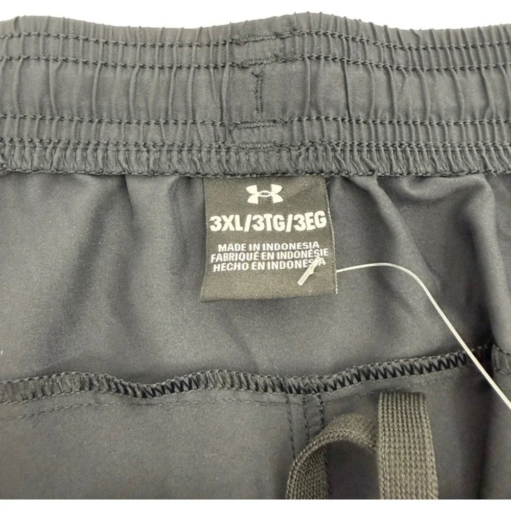 UNDER ARMOUR NEW 3XL Tech Victory Shorts Black Pink Logo Athletic Running Gym